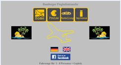 Desktop Screenshot of flughafentransfer-bamberg.de